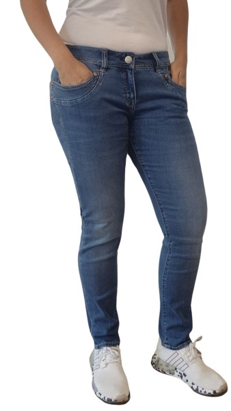 Herrlicher, Piper Slim, figurformende Jeans aus Organic Denim