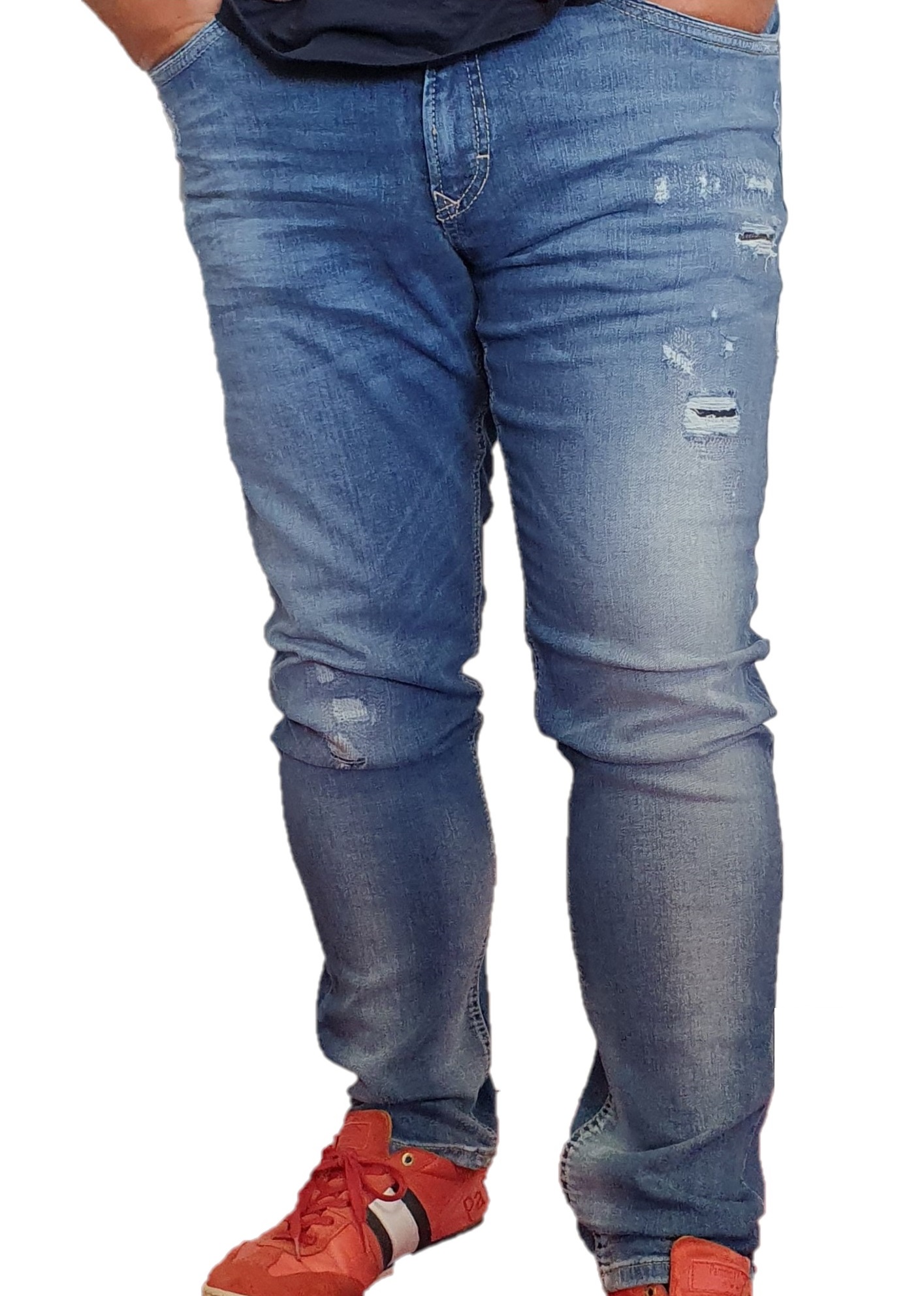 Jeans, 5-Pocket authentische Jeans Arne kernige GioMilano Drivers MAC Pipe, | Herren-Jeans,