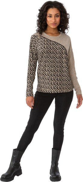 Gio Milano, Pullover Ornament mit Zip